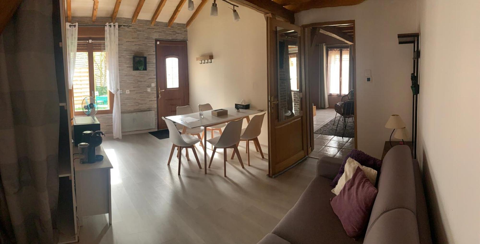 chambre avec sdb/wc privé, piscine près d'un lac Mesnil-Saint-Père Exterior foto